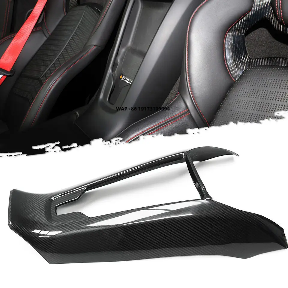 

Сухая внутренняя консоль автомобиля из углеродного волокна, водопад, беспроводное зарядное устройство для телефона, накладка для C-hevrolet Corvette C8 Z51 Z06