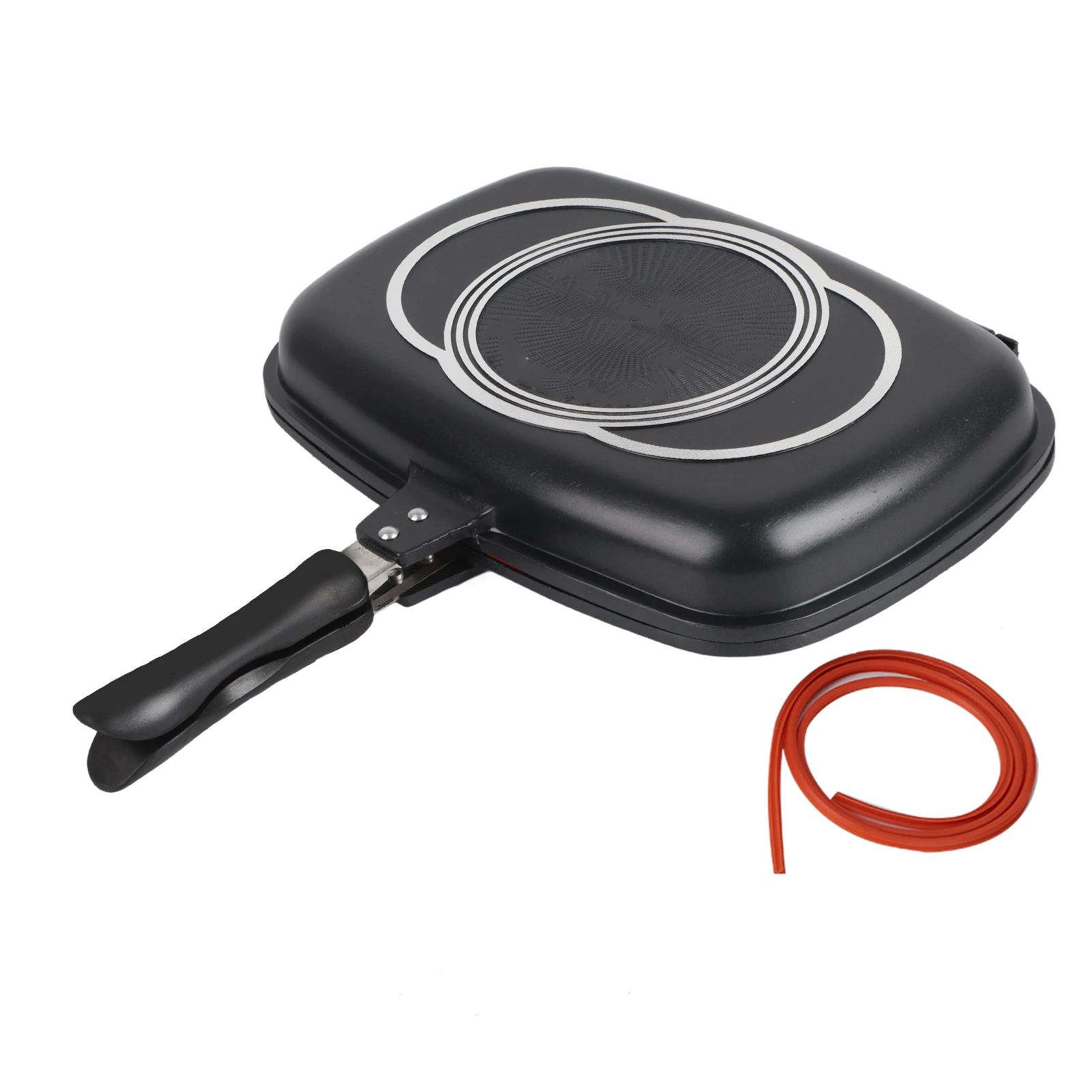 

Frying Pan Double Sided Non Stick Barbecue Cooking Tool Cookware Stove Anti Scalding Handle Non-stick Frying Pan Frying Pan