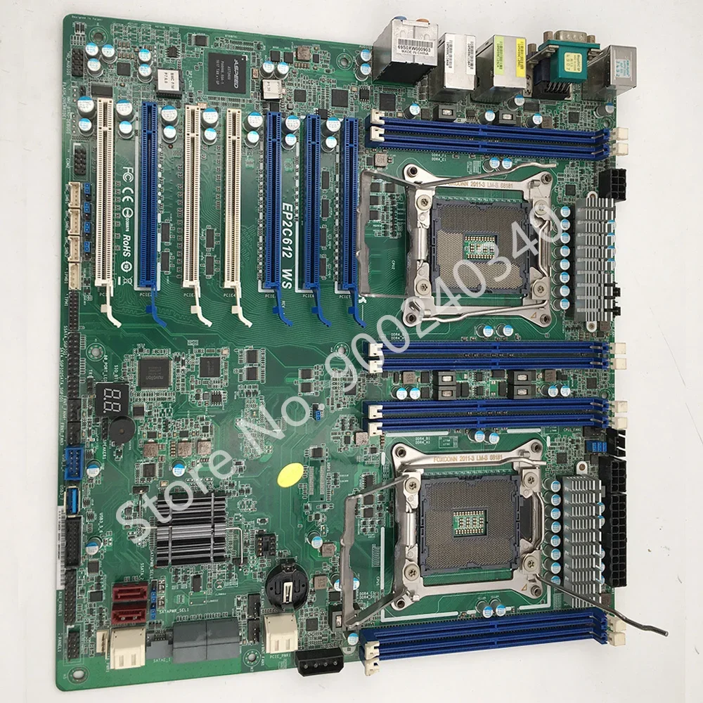 For ASRock Rack Original Server Motherboard LGA2011 E5-2600 v3 v4