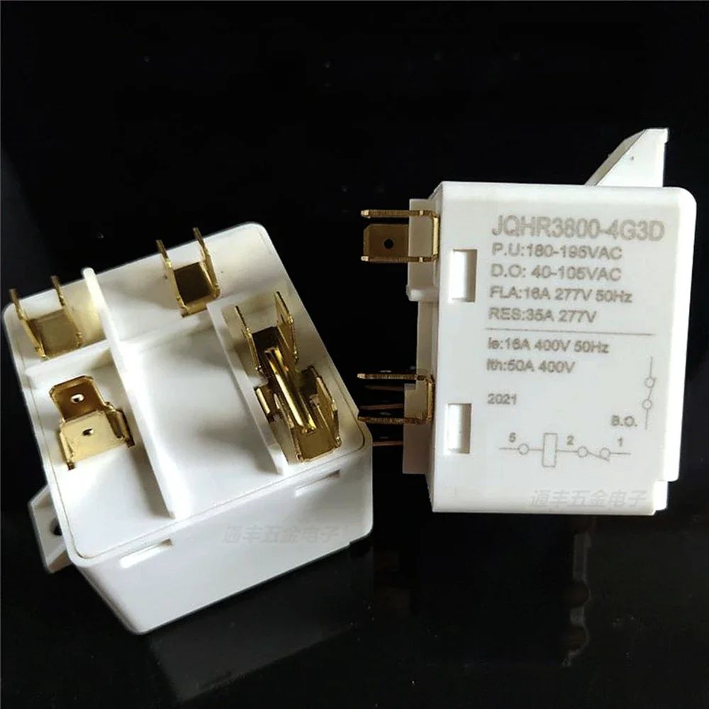 Replacement 5 Pin Relay Starter JQ3800-4G3D/ JQHR3800-4G3D For Air Conditioner Refrigerator Ice Maker Compressor Parts