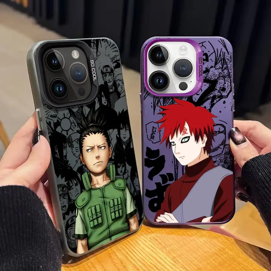 Coque pour iPhone 16e 11 12 13 Pro Max 14 15 16 Plus 17 Air couverture souple n-n-arutos Gaara