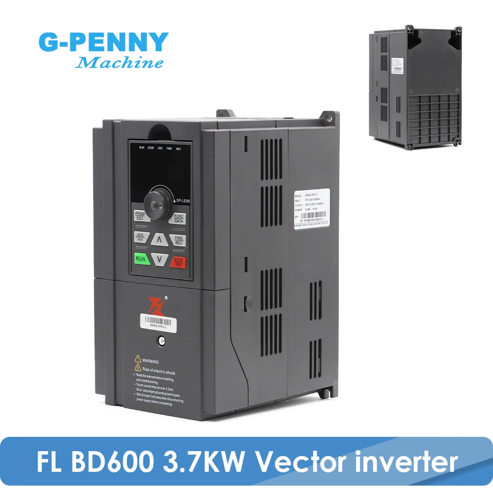 

FULING 3,7 кВт 220 В/380 В векторный инвертор VFD 15A управление преобразователем частоты привод переменной частоты VFD 3-фазный выход