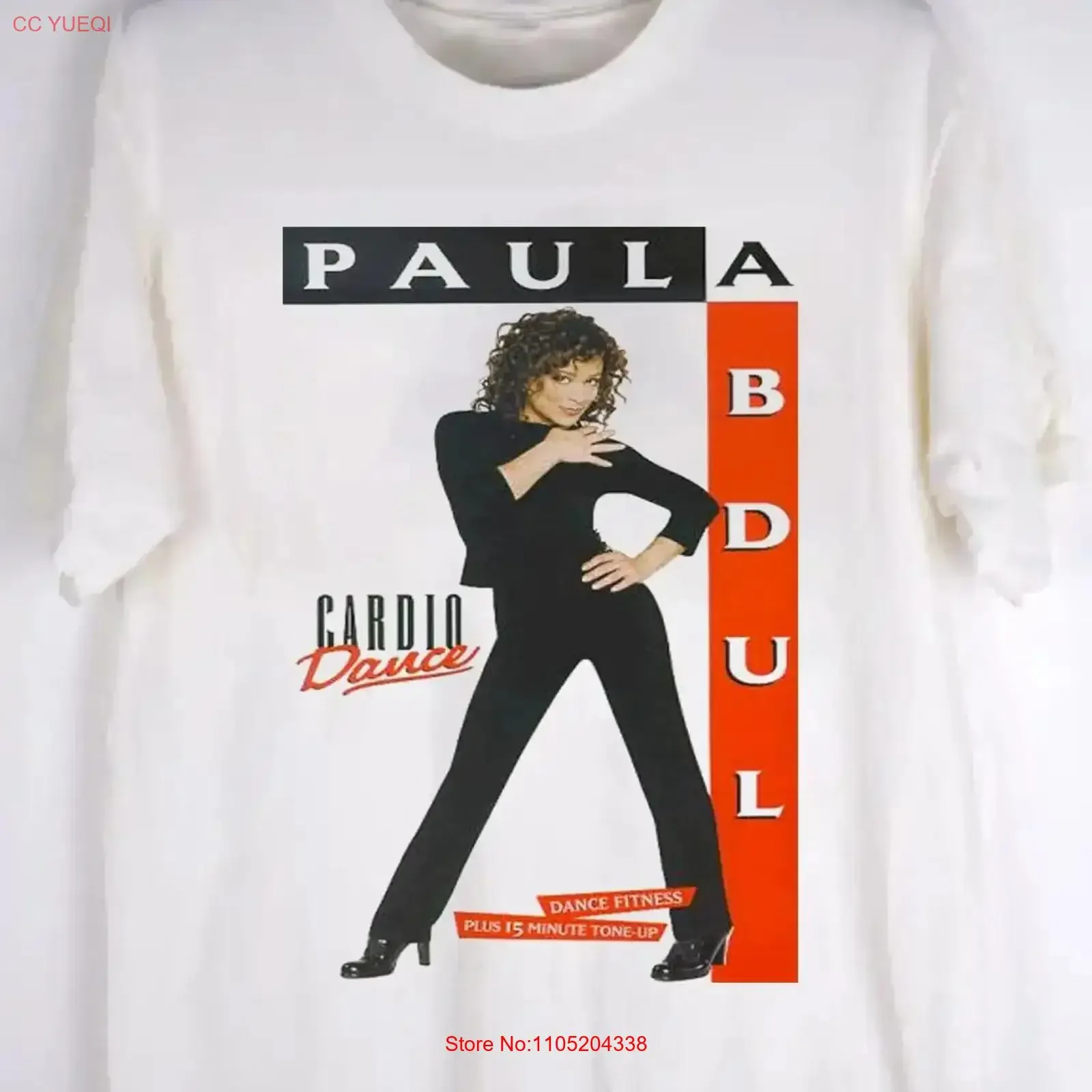 Paula Abdul Cardio Dance  White All Size S 234XL T Shirt vintage Washed Unisex Versatile streetwear Comfortable Slightly