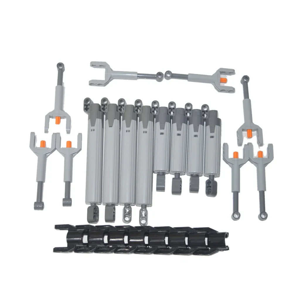 Atuador Linear Técnico Push Rod, telescópico dinâmico Rod, parafuso Lifter, MOC Building Block Parts, DIY Bricks Brinquedos, 61927, 61904, 92693