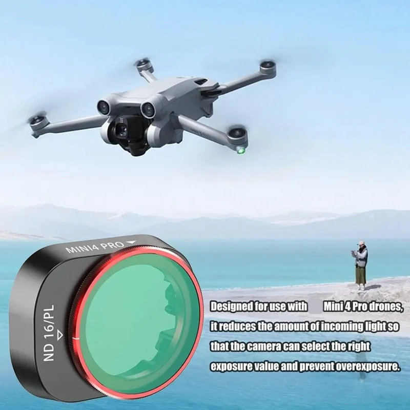 For DJI Mini 4 Pro Filter Camera Lens For DJI Mini 4 Pro Drone Accessories Multi-Coated Polarizing Filter