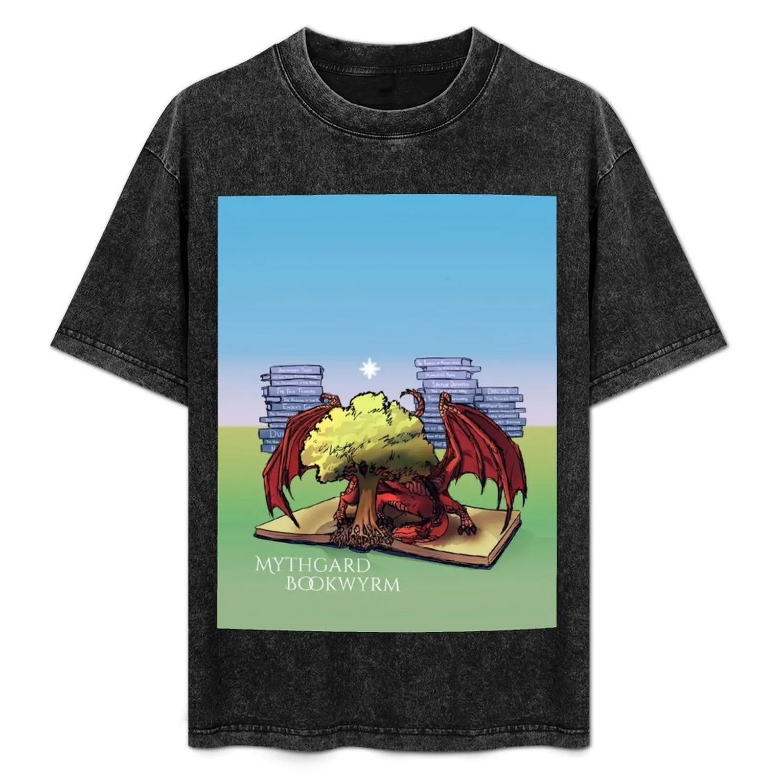 

Mythgard Bookwyrm T-Shirt Quick Dry Sports Short Sleeve Tee