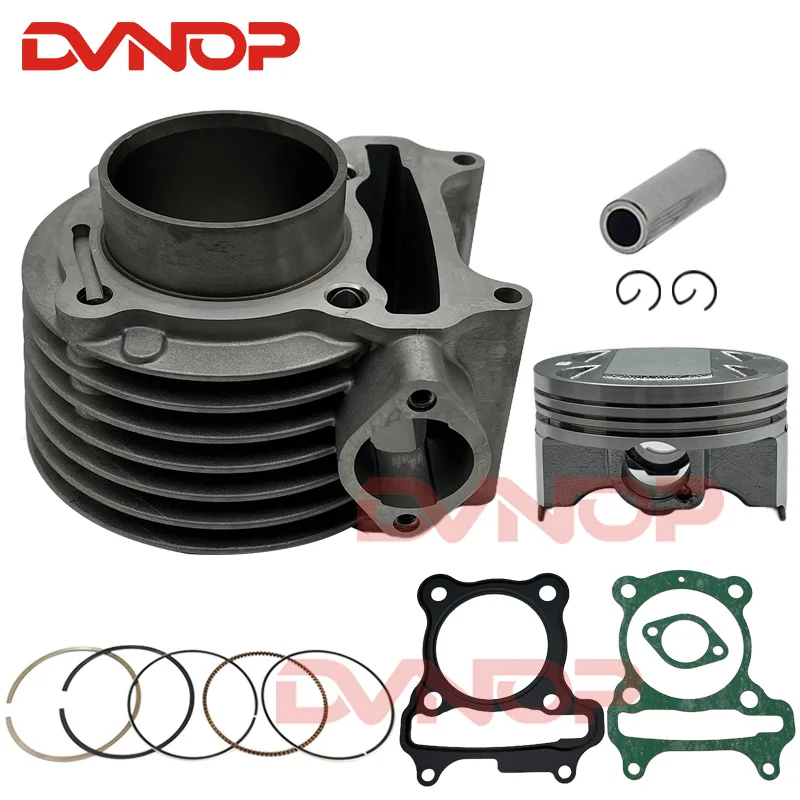 59mm Motorcycle Cylinder Gasket Piston Ring for Kymco Bend Lover 4v Like150 Peopie G150 G5