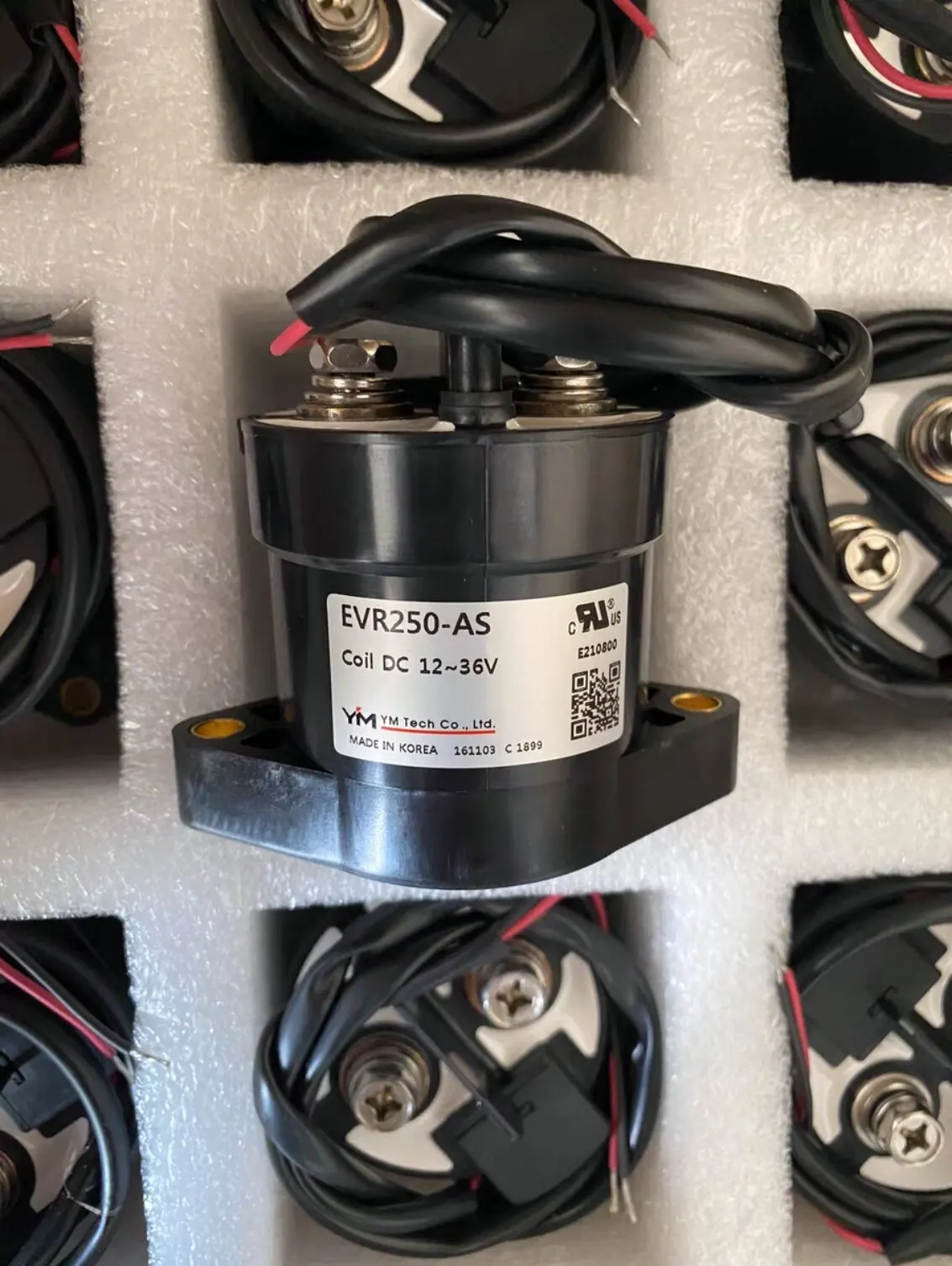 Brand New Original YM High Voltage DC Relay EVR250-AS, 250A, 12-36V