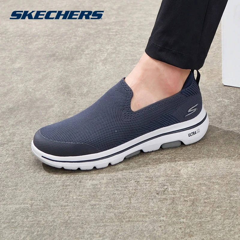 Skechers Shoes for Men GO WALK 5 Slip-on Walking Shoes Soft Comfortable