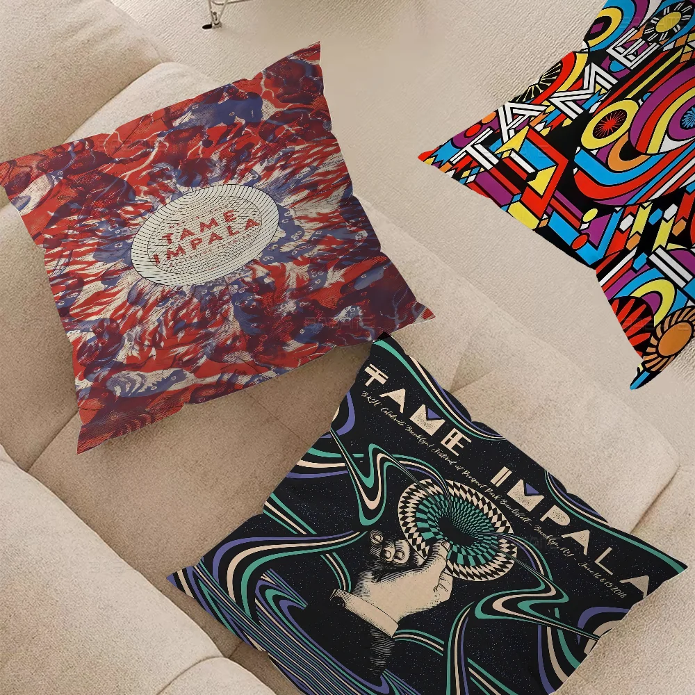 Tame Impala 45*45cm Cushion Cover Pillow Cover Decor Pillowcase Home Pillowcase For Couch Pillow