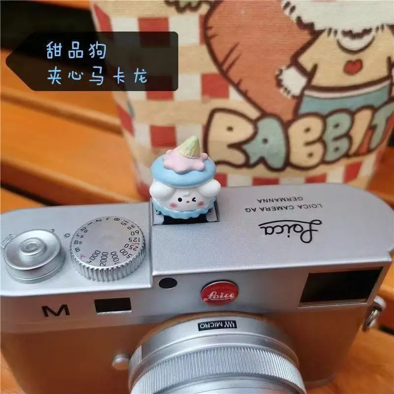 Kawaii 3D Sweet Dessert Bunny Hot Shoe Cover Dustproof Cap for Leica Q2 Q3 Fuji X100V X-T5 Sony ZV-1 ZV-E10 Canon R5 Nikon Z5 view 5
