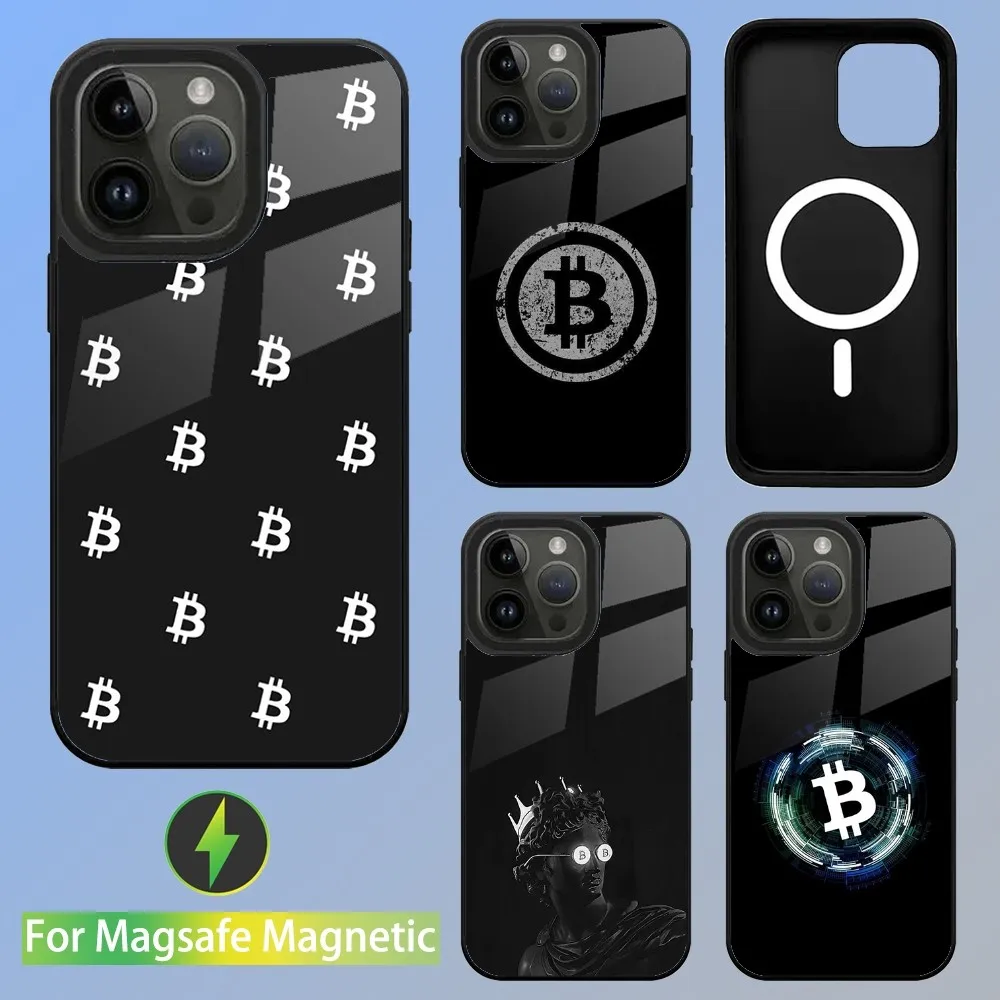 

Crypto Currency Bitcoin BTC Phone Case For iPhone 15,14,13,12,11,Plus,Pro,Max Mini Magsafe Magnetic Wireless Charging