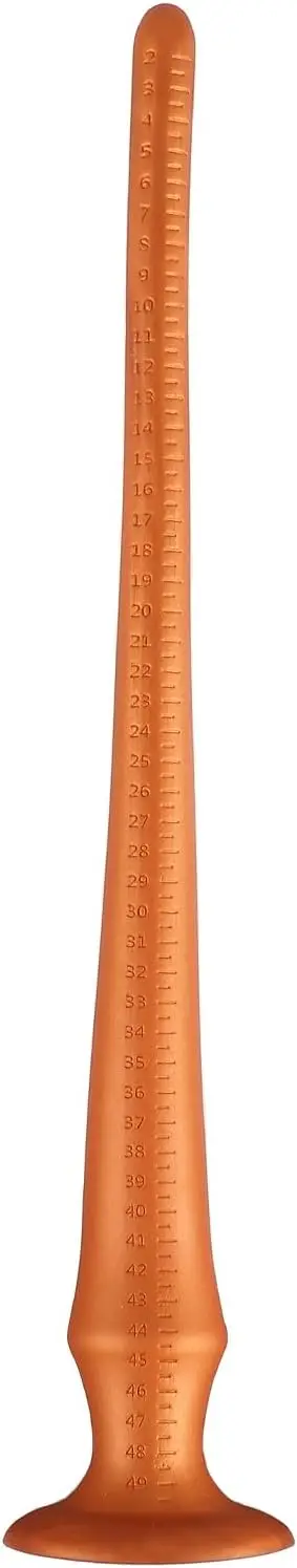 سوبر طويل دسار الجنس لعب الكبار سيليكون المقابس الشرجية ل U & G بقعة تدليك الشرج موسع مع مقياس SM تحفيز المهبل Plu #1