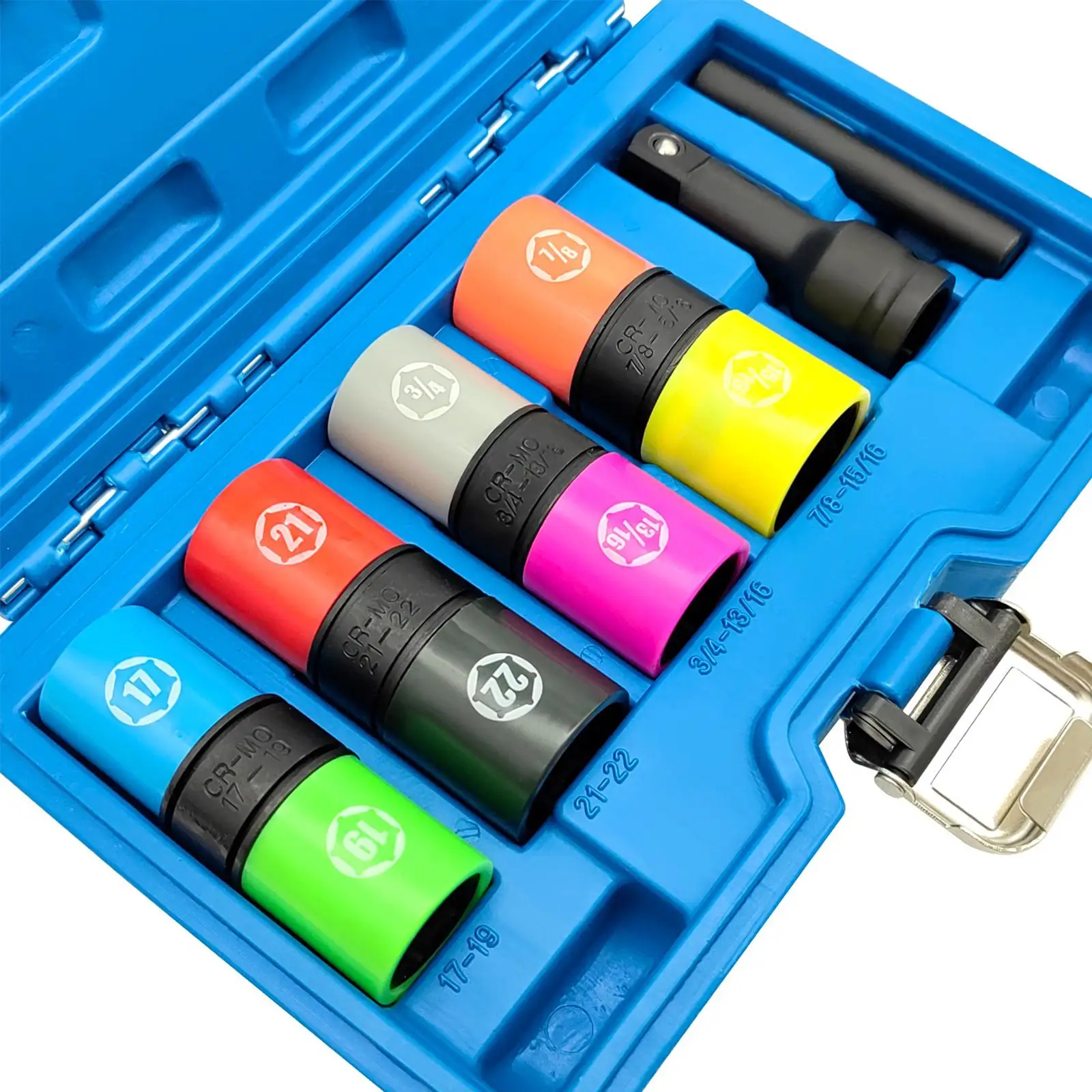 Lug Nut Socket Set Impact Deep Socket Premium 1/2-inch Drive Wheel Impact Flip
