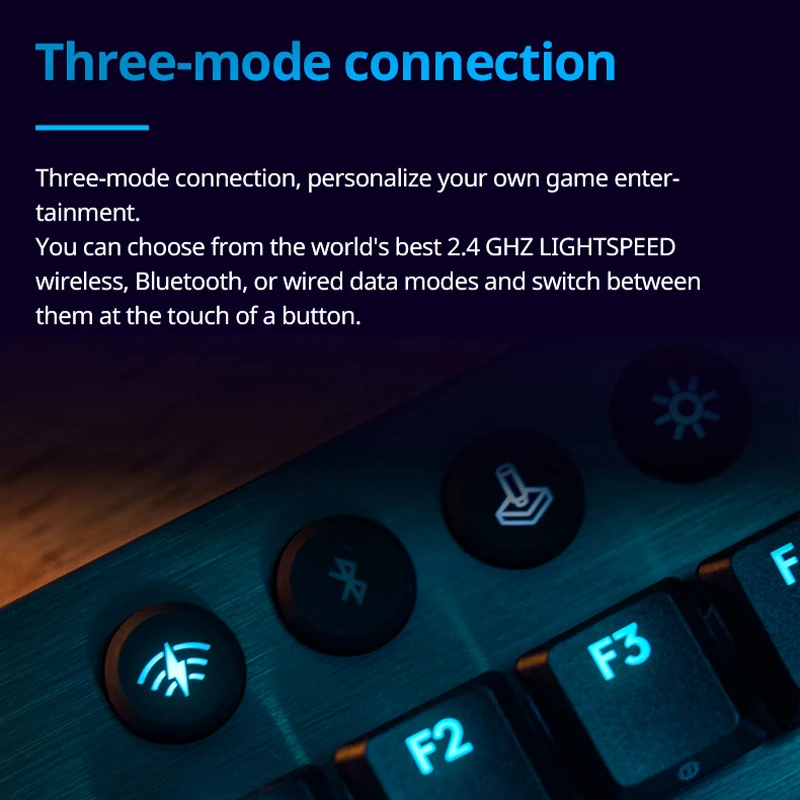 لوحة مفاتيح الألعاب الميكانيكية اللاسلكية Logitech G915 X Lightspeed TKL، مفاتيح قابلة للبرمجة بالكامل RGB بإضاءة خلفية Mac/PC لوحات مفاتيح الألعاب #3