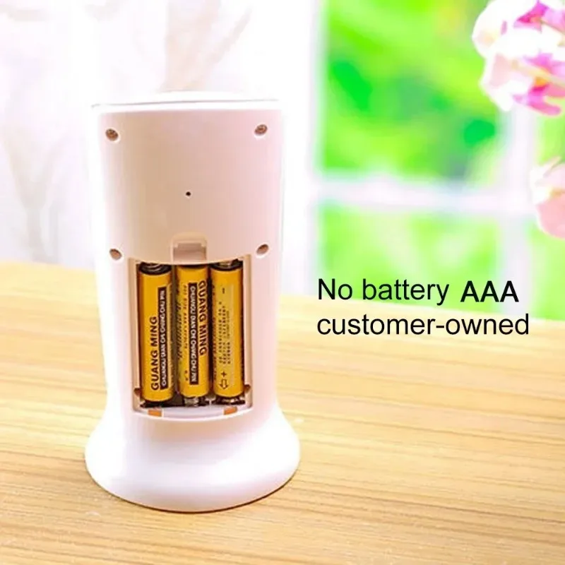 ساعة منبه رقمية لدرجة حرارة التقويم الرقمي LED مع ضوء خلفي أزرق ومقياس حرارة إلكتروني وساعة LED مع الوقت #2