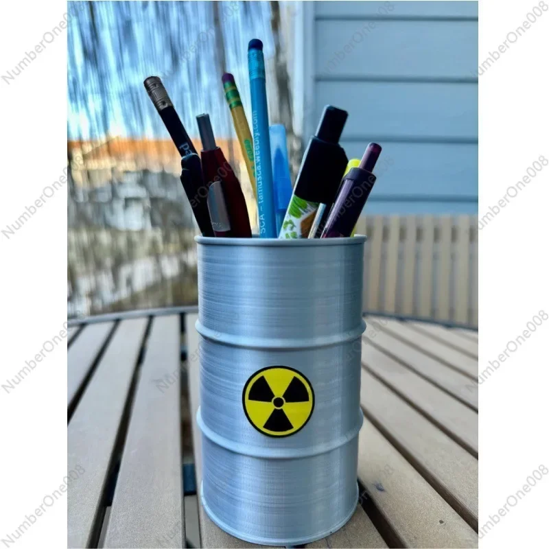 الإشعاع المشع علامة حامل قلم الإبداعية سطح المكتب المنزلي زخرفة صغيرة القرطاسية تخزين دلو الديكور #3