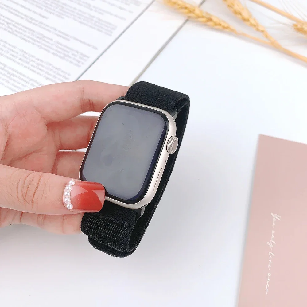 Correa Trail loop para Apple Watch band 44mm 40mm 45mm 41mm 46mm 42mm ultra 49mm pulsera cinturón para iwatch serie 10 9 7 se 6 8 5 4