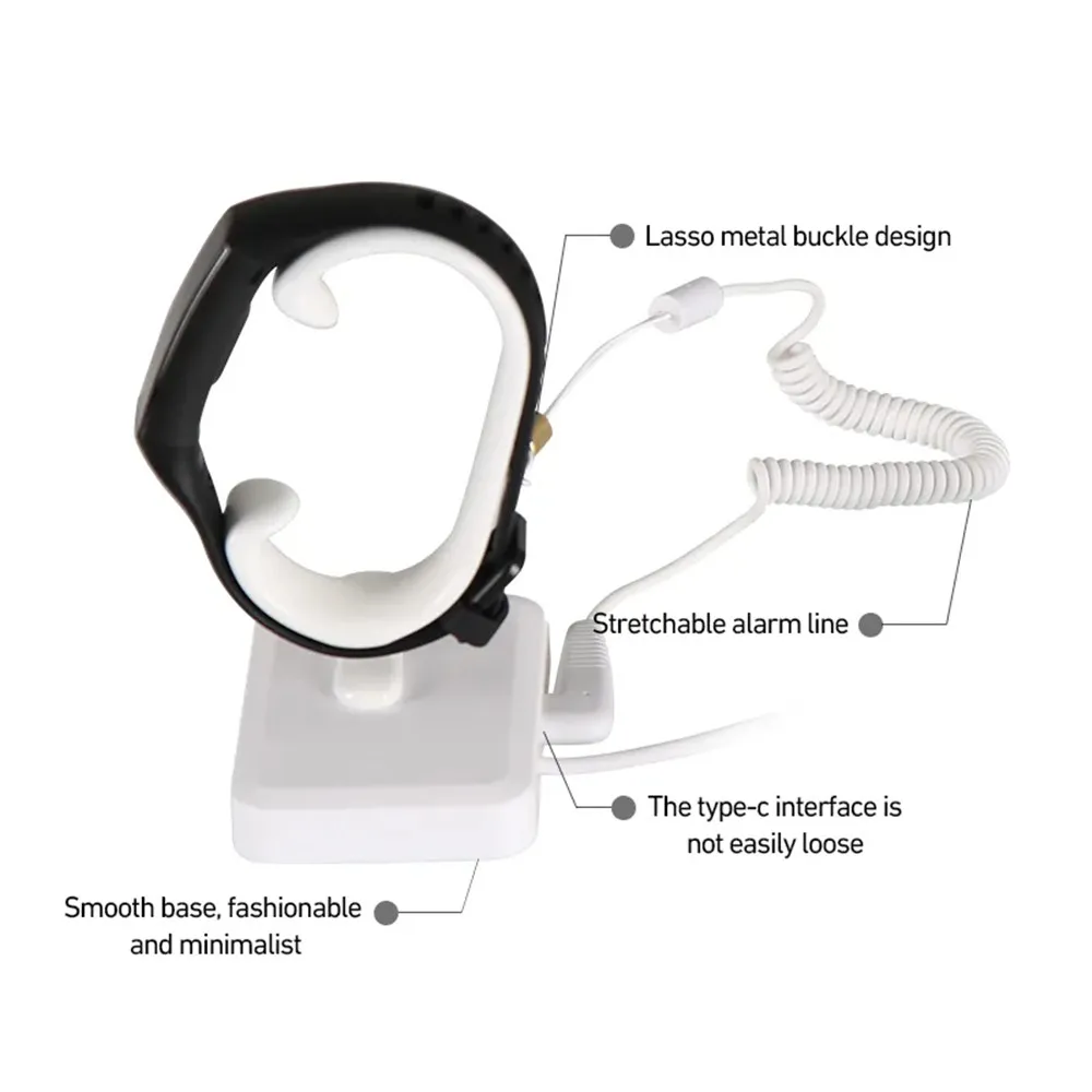 New Arrival Alarm Wristband Security Display Stand Holder For Smart Watch Store Shown