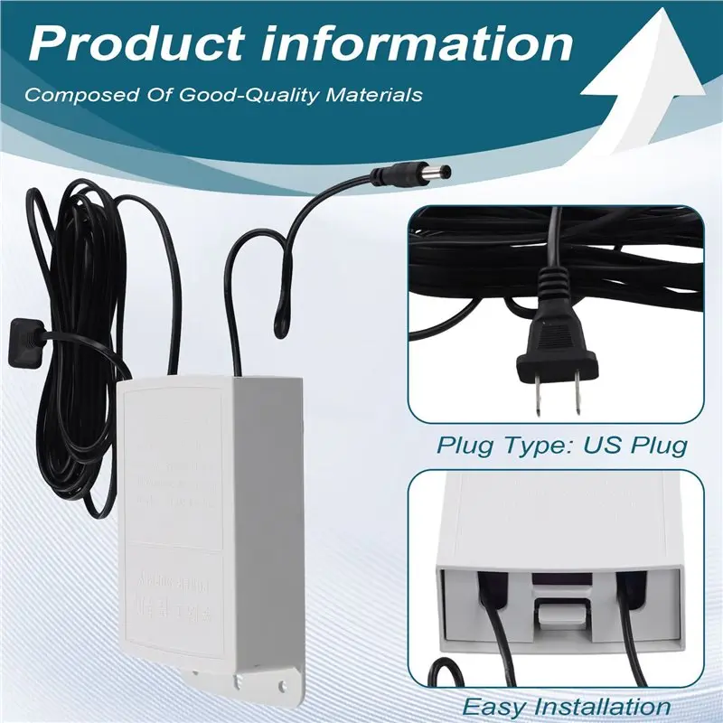 ABKQ-2X 12V-2.5A Uninterruptible Power Supply UPS Battery Backup Interface,US Plug