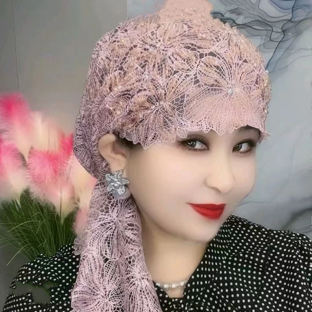 Hijab Muslim Women Shawl Headscarf Free Shipping Luxury Tassels Scarf Malaysia Prayer Kufi Islam Saudi Arabia Lace Turban 05411