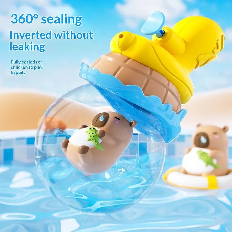 

Capybara Water Spray Toy Cartoon Bathtub Design Summer Outdoor Beach Water Play Children Gift