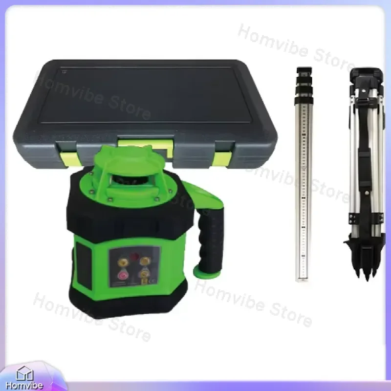 Red Beam Self Leveling Rotary Laser Level Kit with Magnetic Base for Construction DIY Home Improvement Wall Tile Flooring