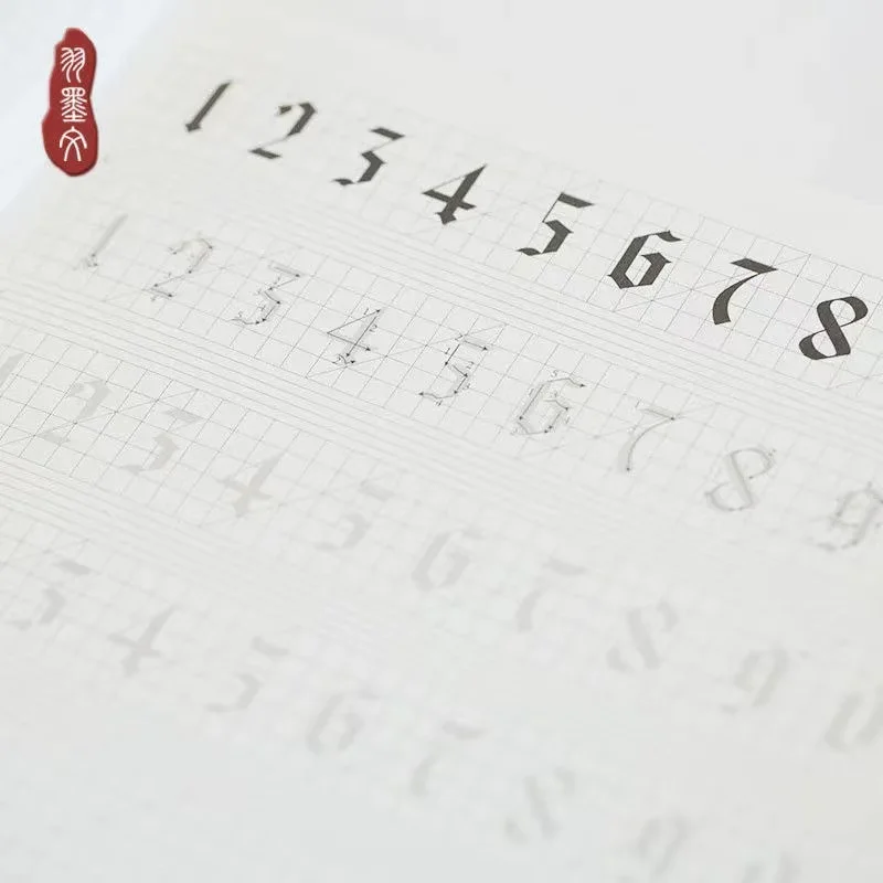Englische Kalligraphie und Gothic-Kalligraphie-Kopier-Arbeitsbuch. Wunderschöne englische Schrift. Englisches Schreibheft lernen Libros Livros – Detail 5