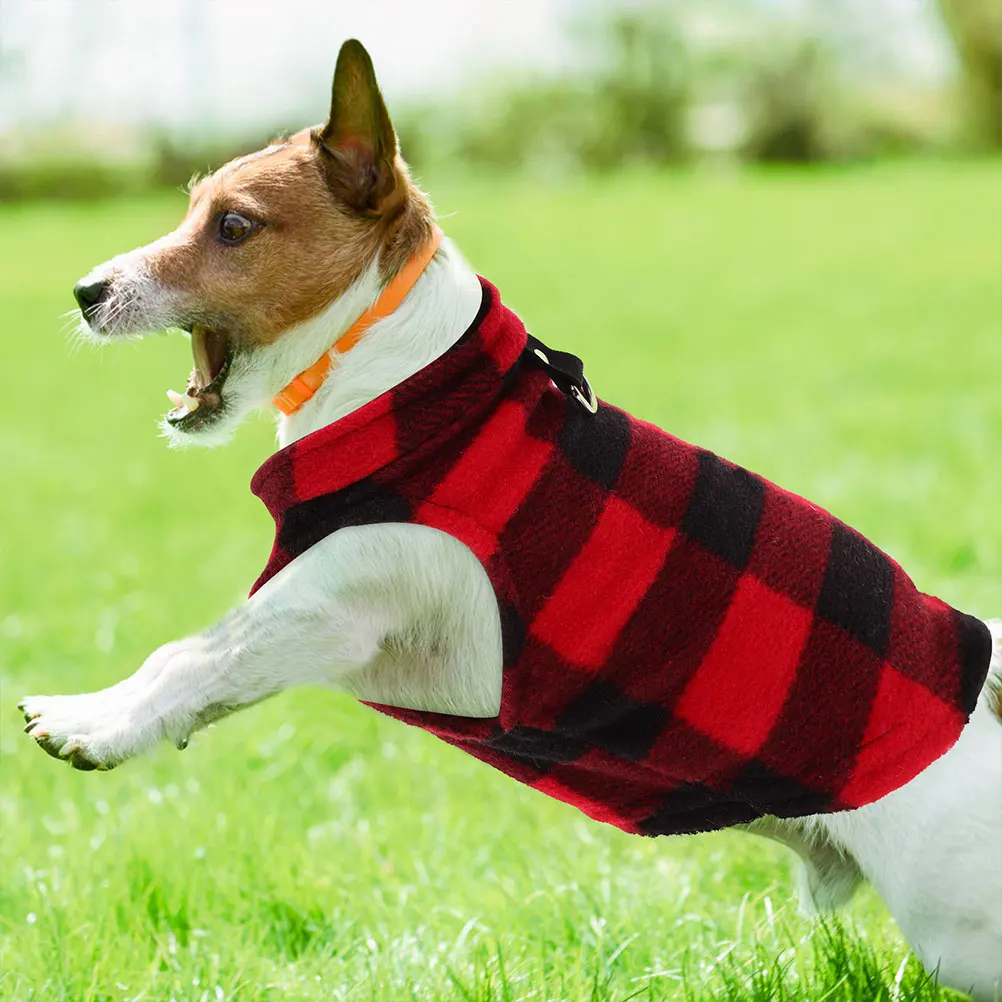 

Fleece Dog Vest L Size Warm Winter Autumn Pet Vest for Small Medium Dogs Comfortable Windproof Outdoor Wear Thermal Puppy