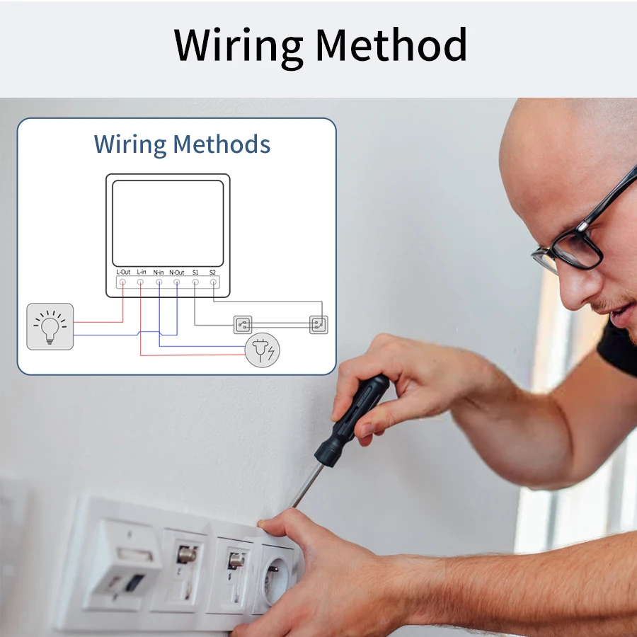 Tuya WiFi Smart Switch Wireless RF433MHz interruttore a pulsante rotondo telecomando modulo fai da te relè Alexa Google Home controllo vocale