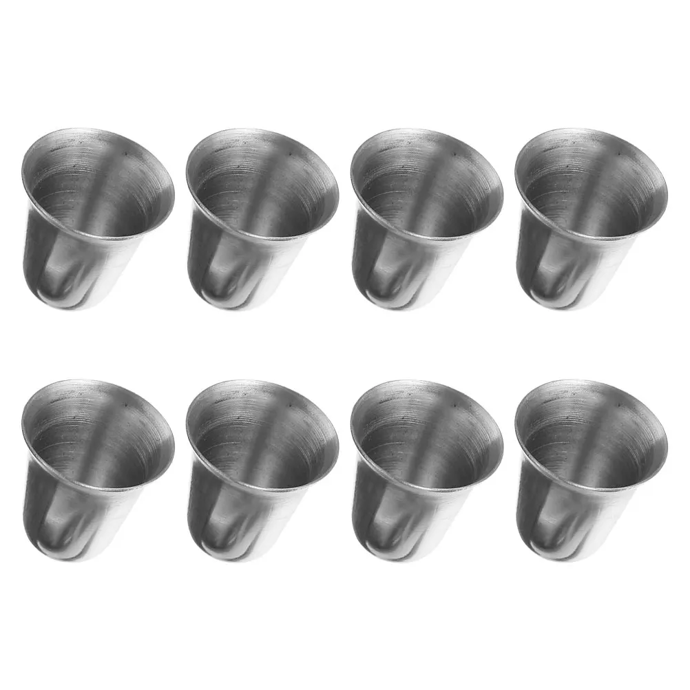 

8 Pcs Steel Stainless Communion Cup Multi-function Religious Drinking Cups Travel