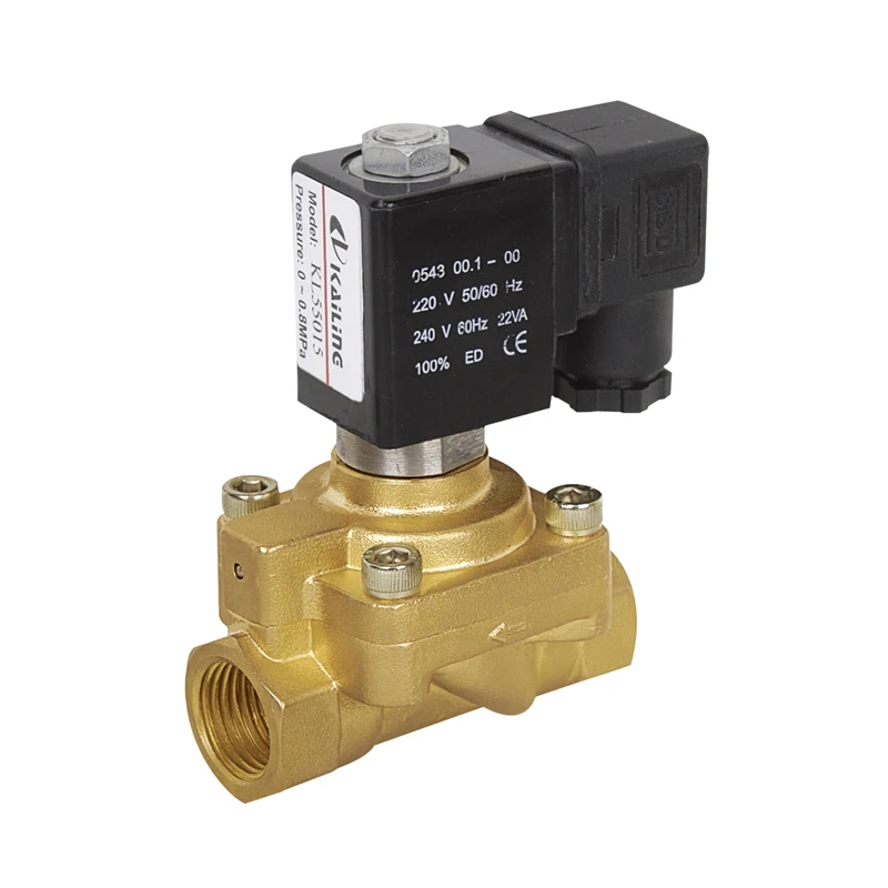 

KL55015 Series 2/2 Way 1/2inch High Pressure Compressed Air Solenoid Valve