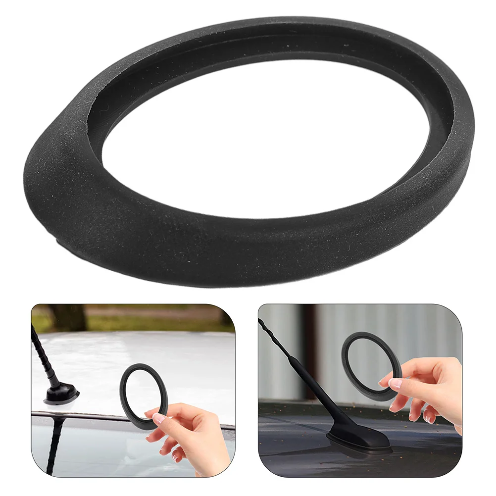 

2pcs Car Antenna Pad Washer Rubber Seal Gasket For Automotive Vehicle Roof Mount Base Durable Weatherproof Sealing Ring