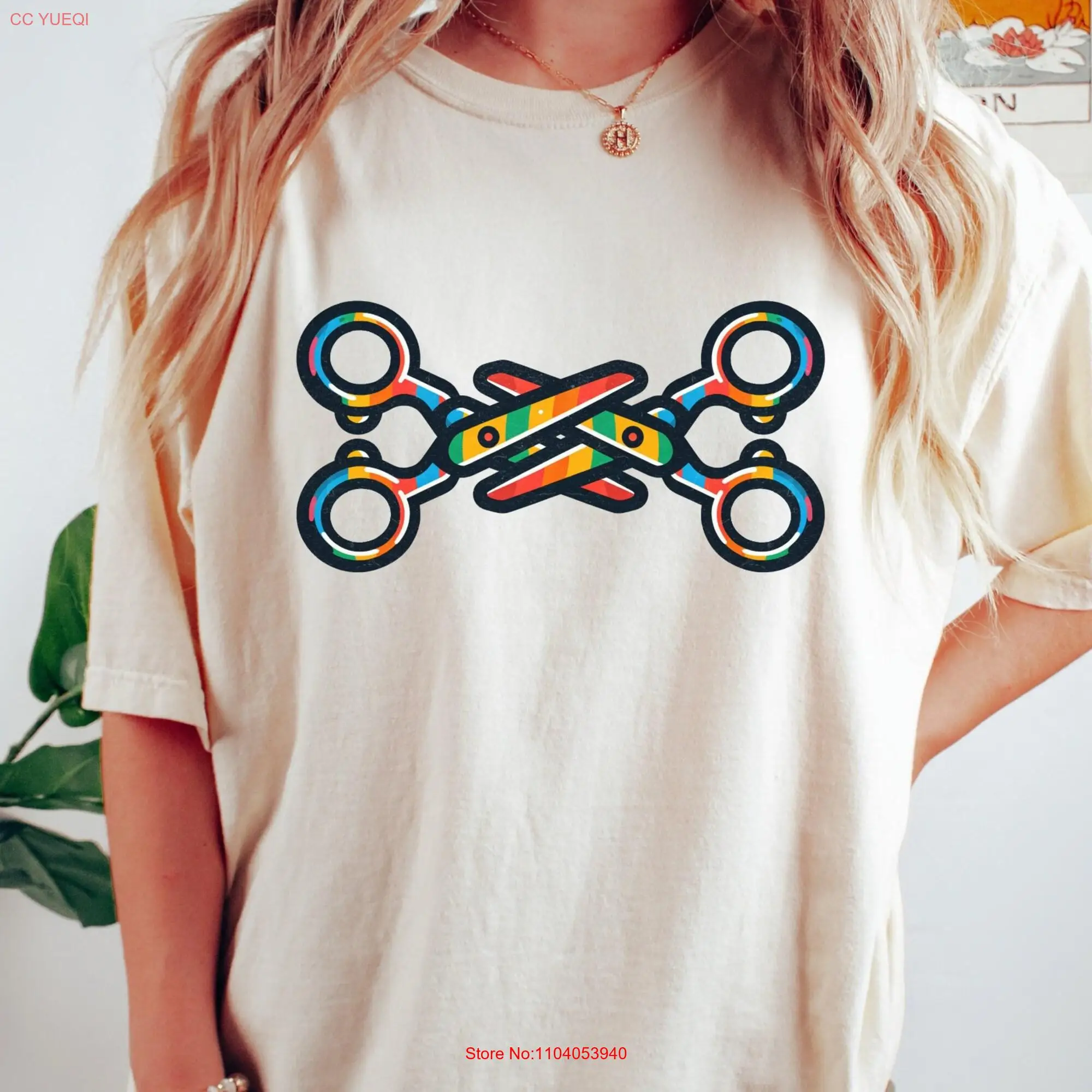 Lesbian Pride Comfort Colors T Shirt Scissors LGBTQ WLW Gay Trendy Trans Rights Social Justice long or short sleeves