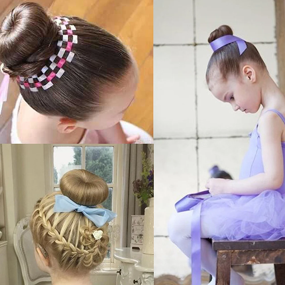 Diadema mágica para hacer moños para mujer y niña, palo de pelo rizado, giro de Ballet, herramienta de peinado fácil, bricolaje