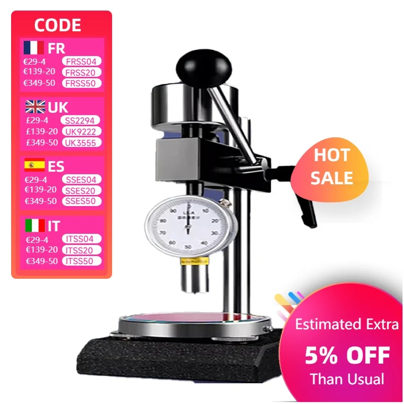 

0-100HA Electronic Digital Shore Durometer Type A/D/C Sclerometer Tire Plastic Rubber Hardness Tester Meter Paragraph Tools