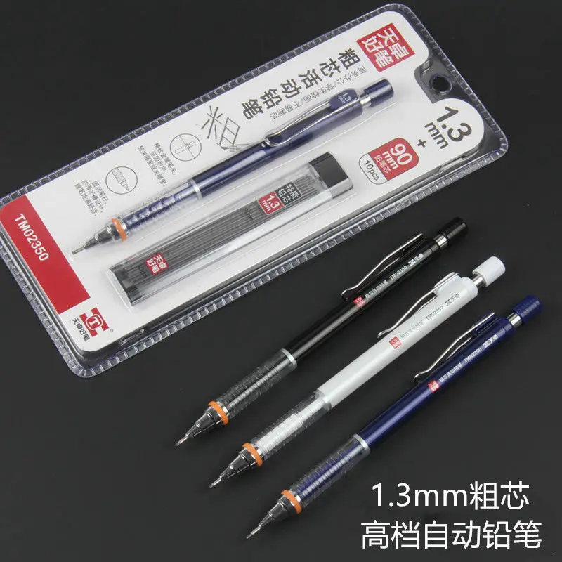 Mechanical Pencil 1.3mm 3B Pencil Refills High Quality Automatic Pencil Drawing Sketch Office Supplies Stationery