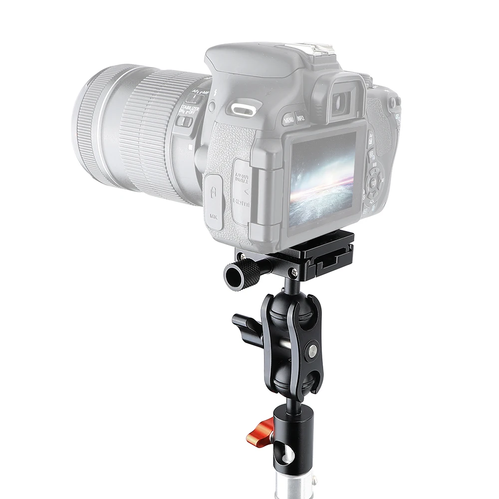 

KIMRIG Arca Swiss Ballhead With 16mm Light Stand Head Adapter for DSLR SLR Camera With Arca Quick Release Plate