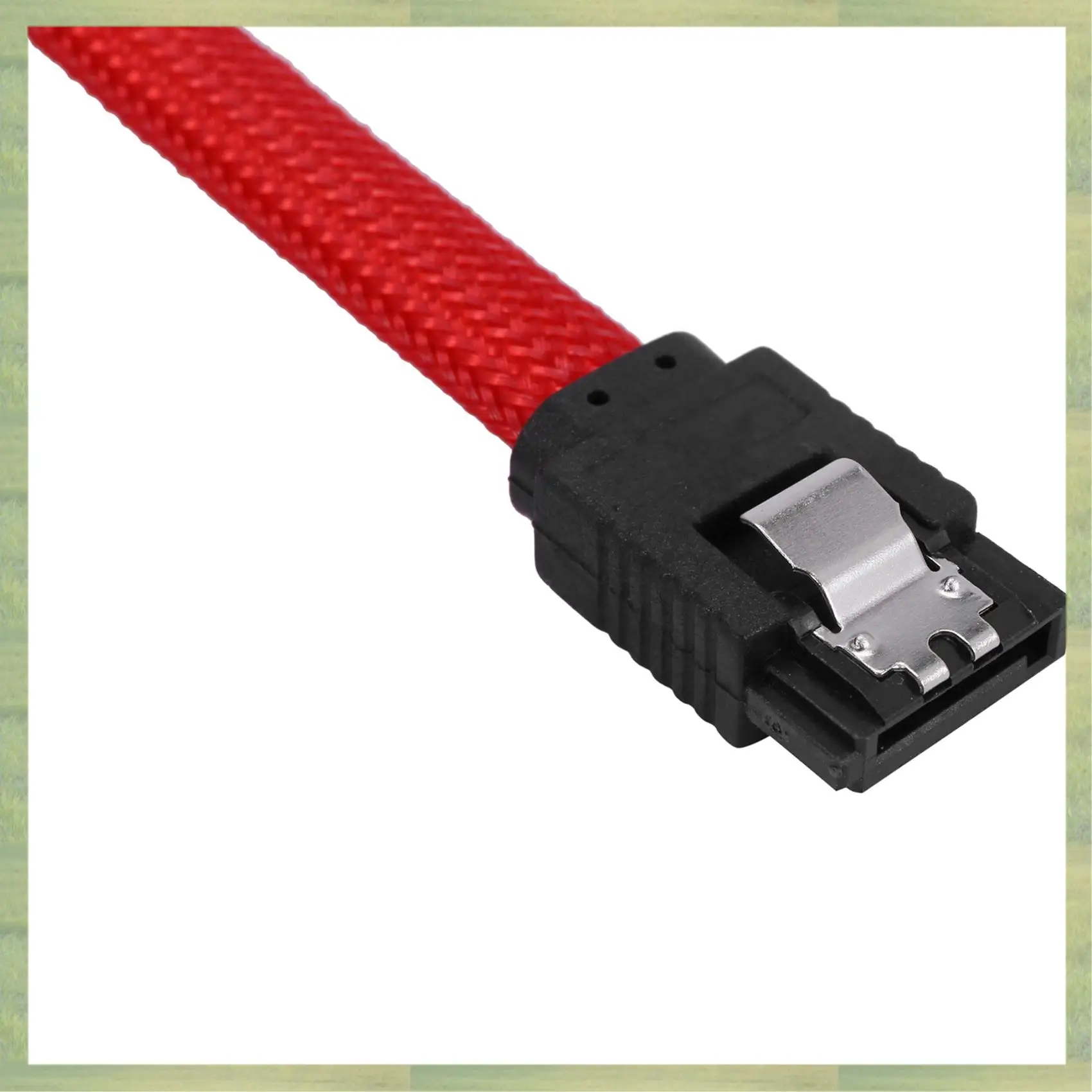 

N15R-4Pcs 50CM SATA 3.0 III SATA3 7-контактный кабель для передачи данных 6 Гбит/с SSD Кабели HDD Жесткий диск Шнур для передачи данных с нейлоновым корпусом (красный)