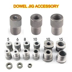 3Pc 3mm-15mm Drill sleeve For Doweling Jig Hole Drilling Locator Drill Guide Bushing Carpenter Pocket Hole Jig Woodworking Tool