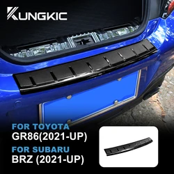 Protective Rear Bumper Cover For Subaru BRZ Toyota GR86 2021 2022 2023 2024 2025 Car Trunk Tread Plate Protect Trim Accessories