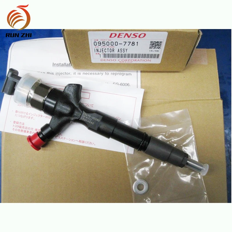 For 1KD-FTV 2KD-FTV With Nozzle DLLA155P1025 Diesel Fuel Injector 23670-30140 For Common Rail Injector Diesel 23670-30140