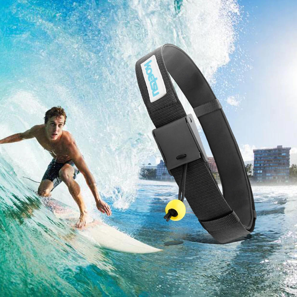 

SUP Quick Release Safety Belt Adjustable Surfing Waist Rope for Surfing Beginner Practicing Supply