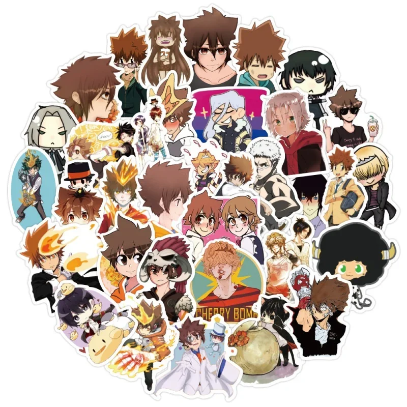 

10/50/100pcs Anime HITMAN REBORN Cartoon Waterproof Graffiti Sticker DIY Decal