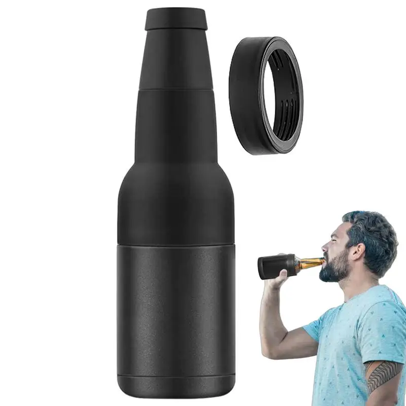 

Can Insulator 12oz Beer Bottle Holder Can Cooler Bottle Keeper Vacuum Beer Bottle Insulator Outdoor Drink Cooler For Beers &