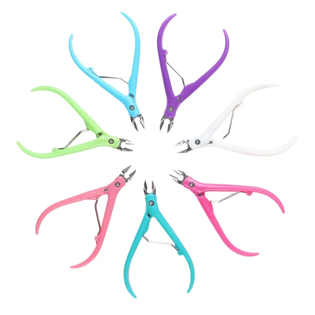 

3 шт. кусачки для толстых ногтей, омертвевшая кожа, уникальная ручка, портативный маникюрный инструмент, прочная пружина для кутикулы, не