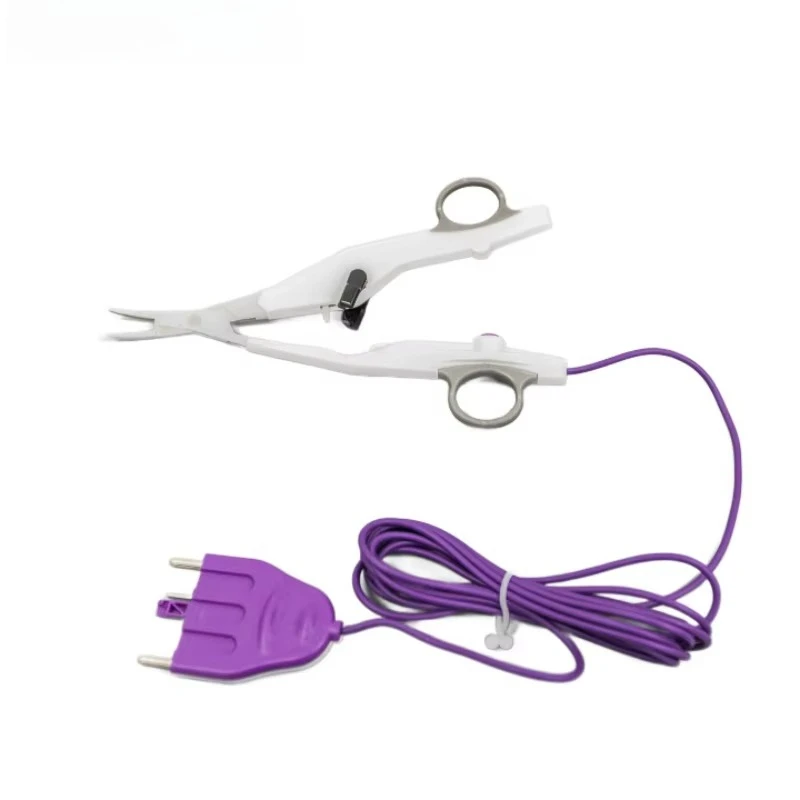 Bipolar Forceps Small Jaw Scissors Pliers Electric Tissue Sealer Divider Stainless Steel