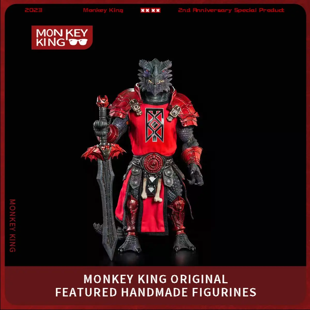 

In Stock 9 Inches Mythical Legion Figure Four Horsemen Black Dragon Limited Edition Mobile Collection Model Holiday Gift Toys