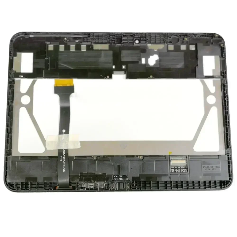 For Samsung Galaxy Tab 4 10.1 Wi-Fi SM-T530 T531 LCD Display Touch Screen Digitizer + Frame