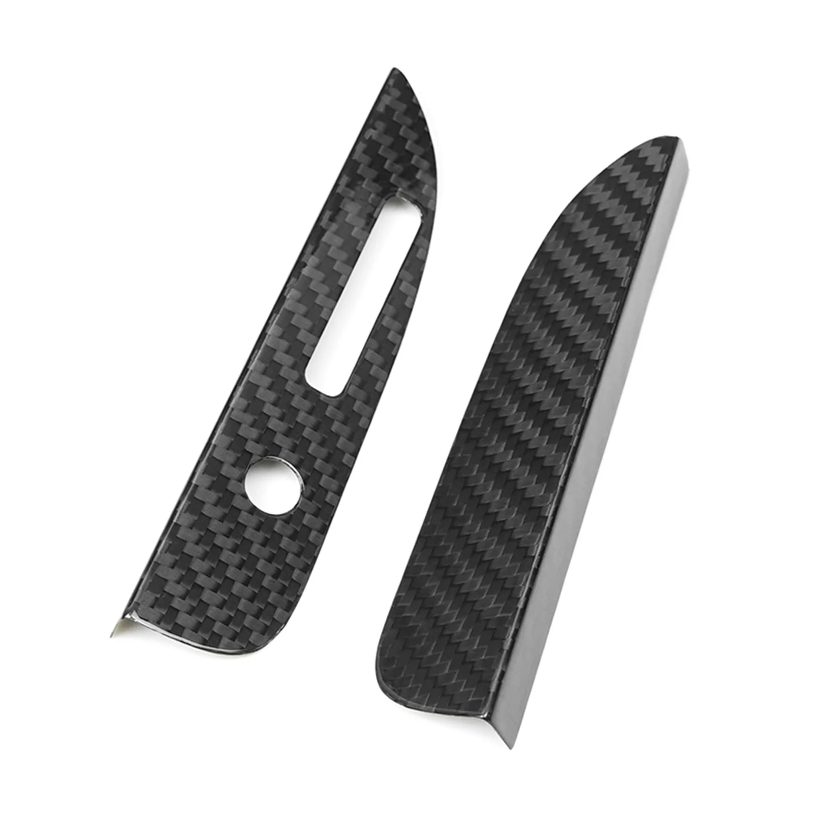 Carbon Fiber Interior Central Gear Shift Box Panel Trim Center Console Decorative Sticker Cover For Ford Mustang 2015-2023